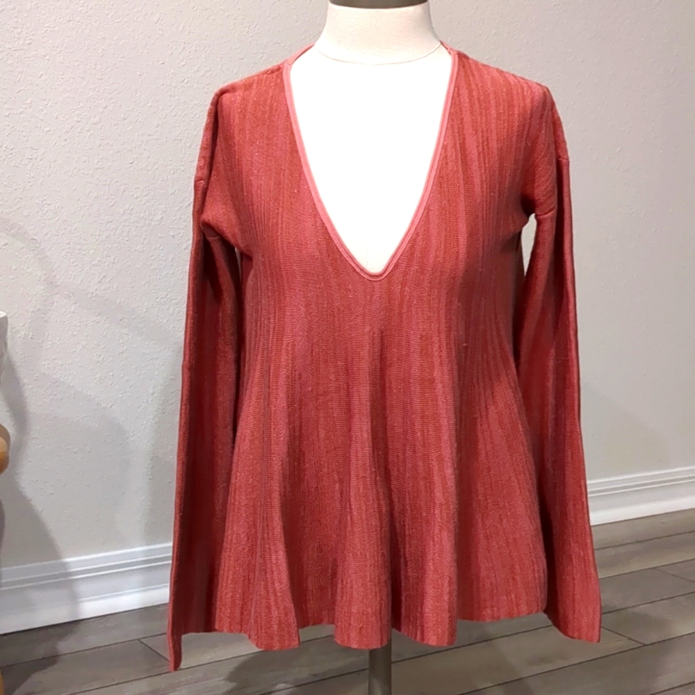 Free People Pretty Pink Sweater